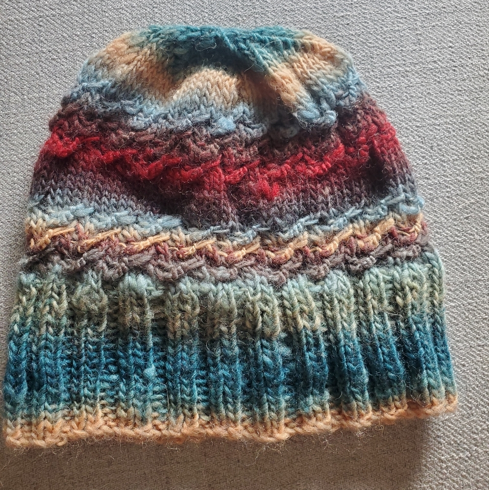 Handmade Knit Wool Hat